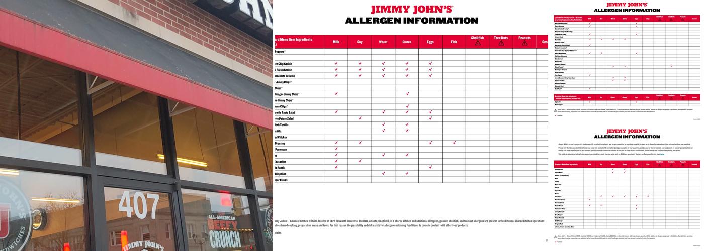 Jimmy John's Menu