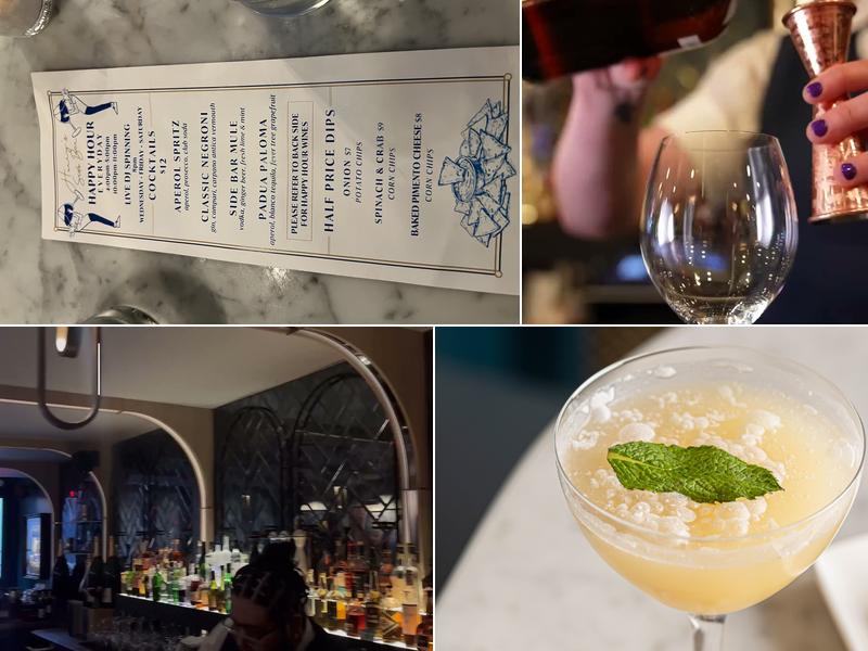 Harry's Side Bar Menu