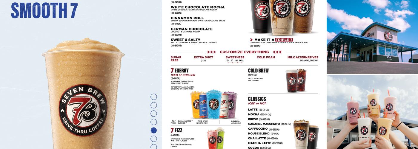 7 Brew Coffee Menu
