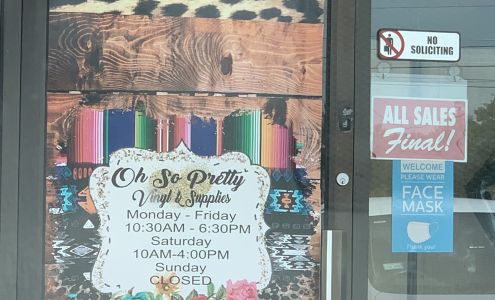 Oh So Pretty Vinyl & Supplies