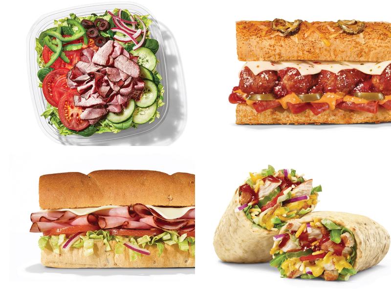 Subway Menu