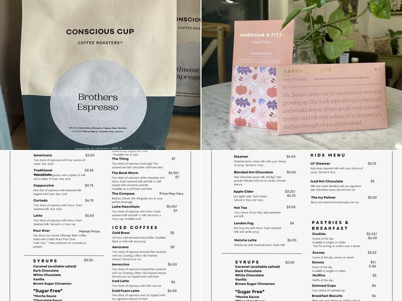 Four Points Coffee Co. Menu