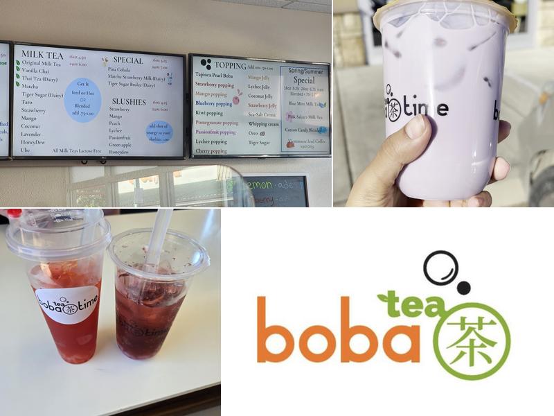 boba tea Menu