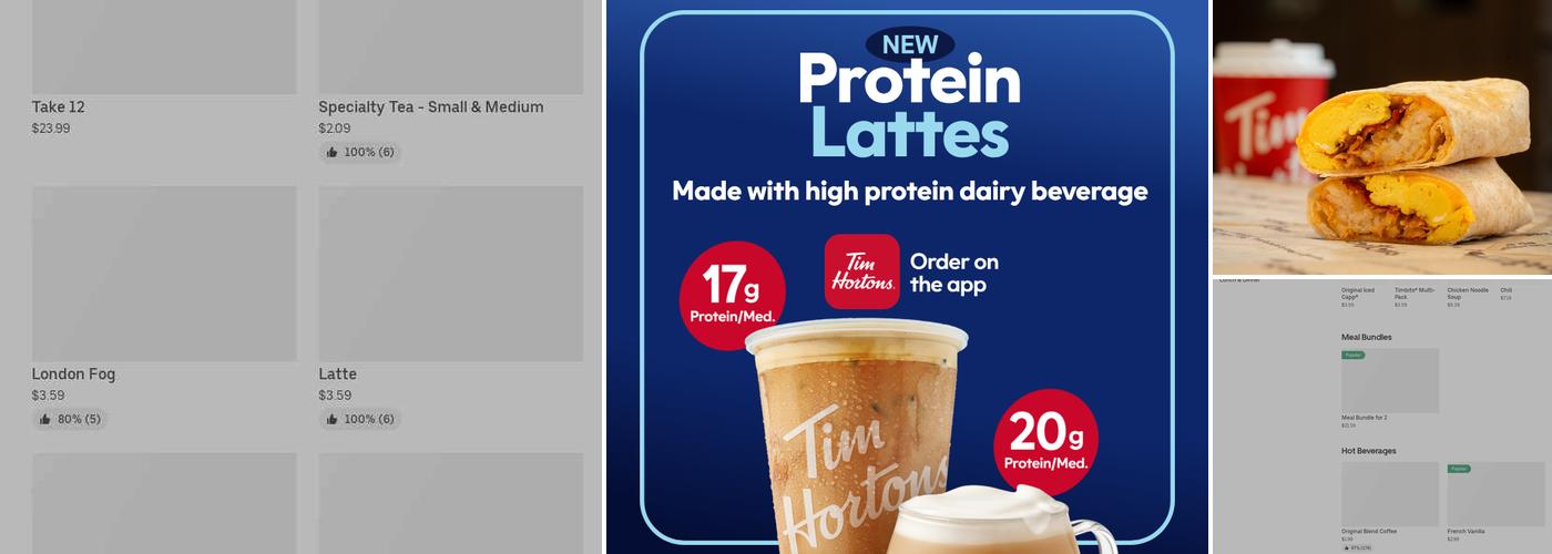 Tim Hortons Menu