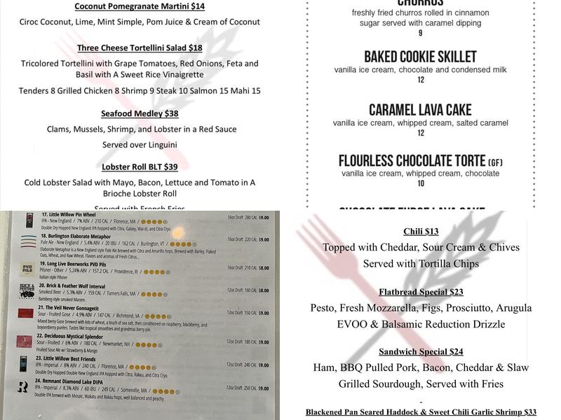 Public Kitchen Reading Menu