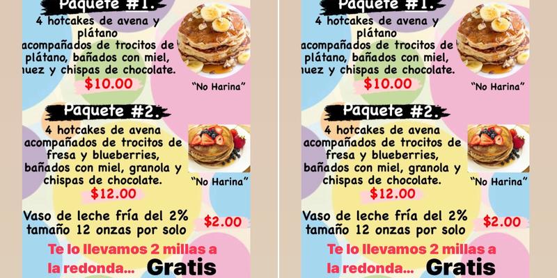 Frutties and Munchies Menu