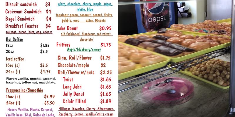 My Time Donut Of Portales Menu