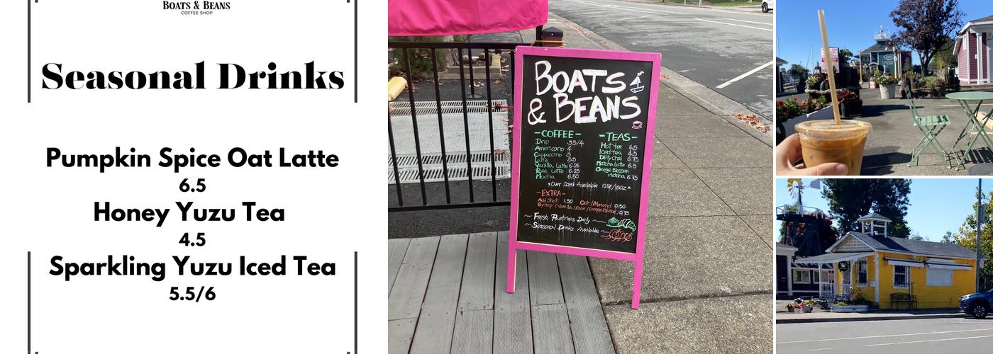 Boats & Beans Menu