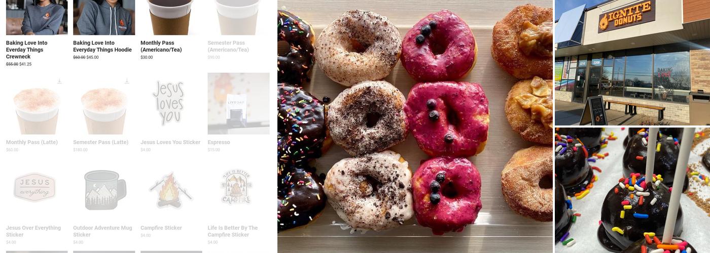 Ignite Donuts Menu