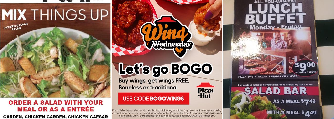 Pizza Hut Menu