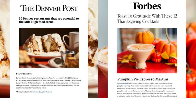 Atomic Provisions Menu