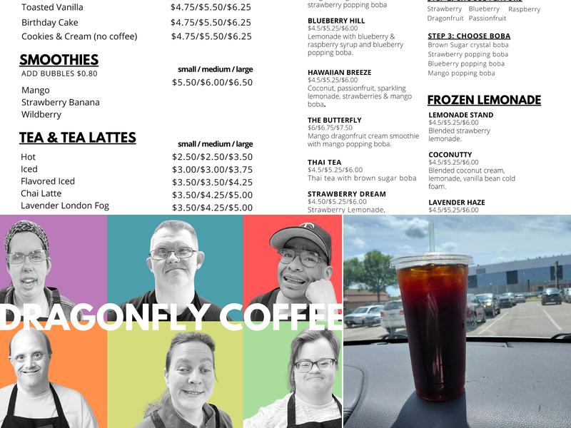 Dragonfly Coffee Menu