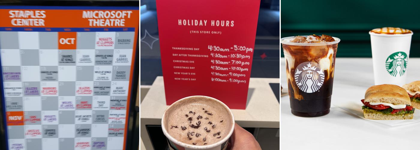 Starbucks Menu