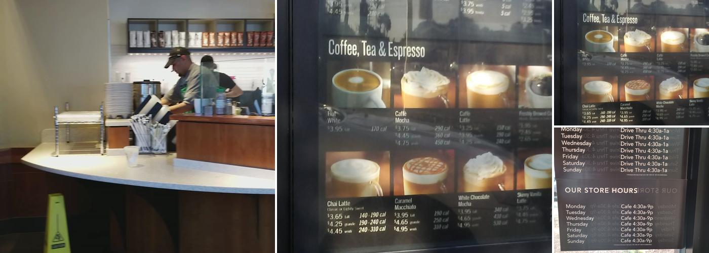 Starbucks Menu