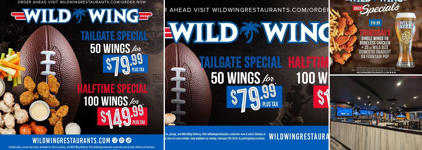 Wild Wing Menu