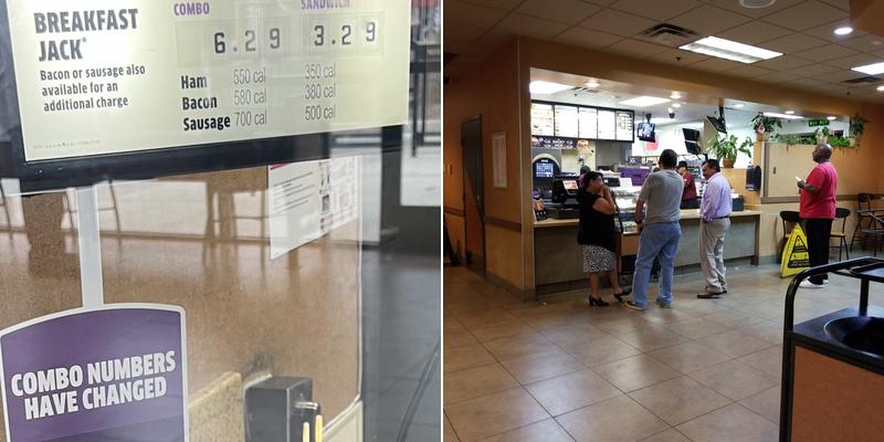 Jack in the Box Menu