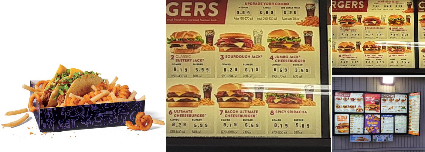 Jack in the Box Menu