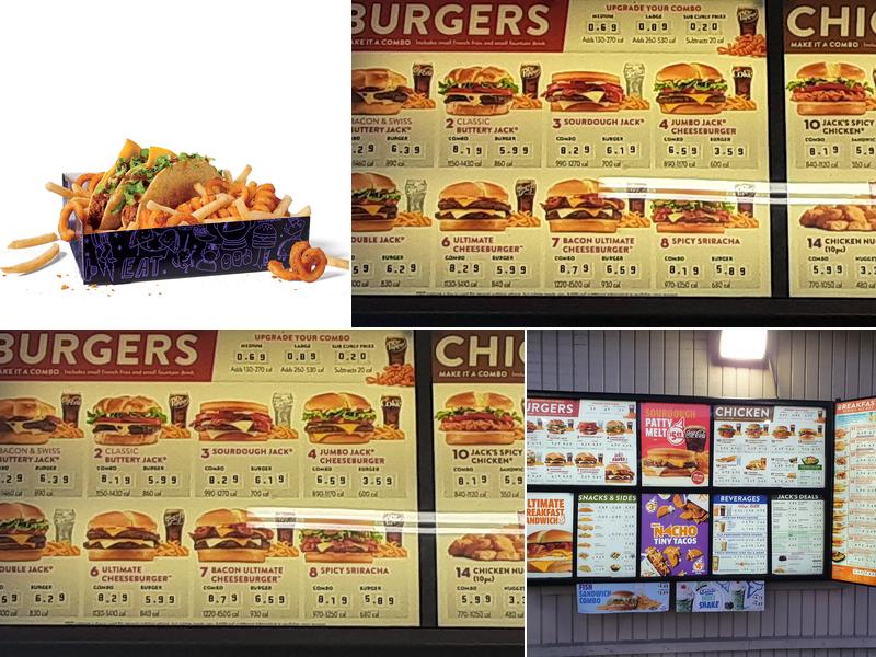 Jack in the Box Menu