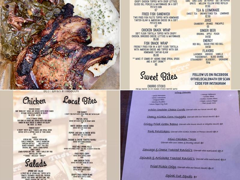 The Local on 4th Menu