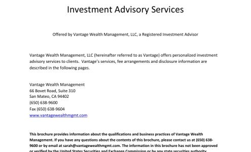Vantage Wealth Management, Llc