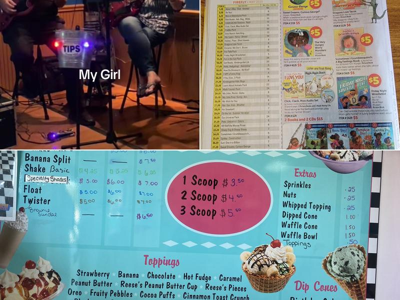 Sprinkles Ice Cream Shop Menu