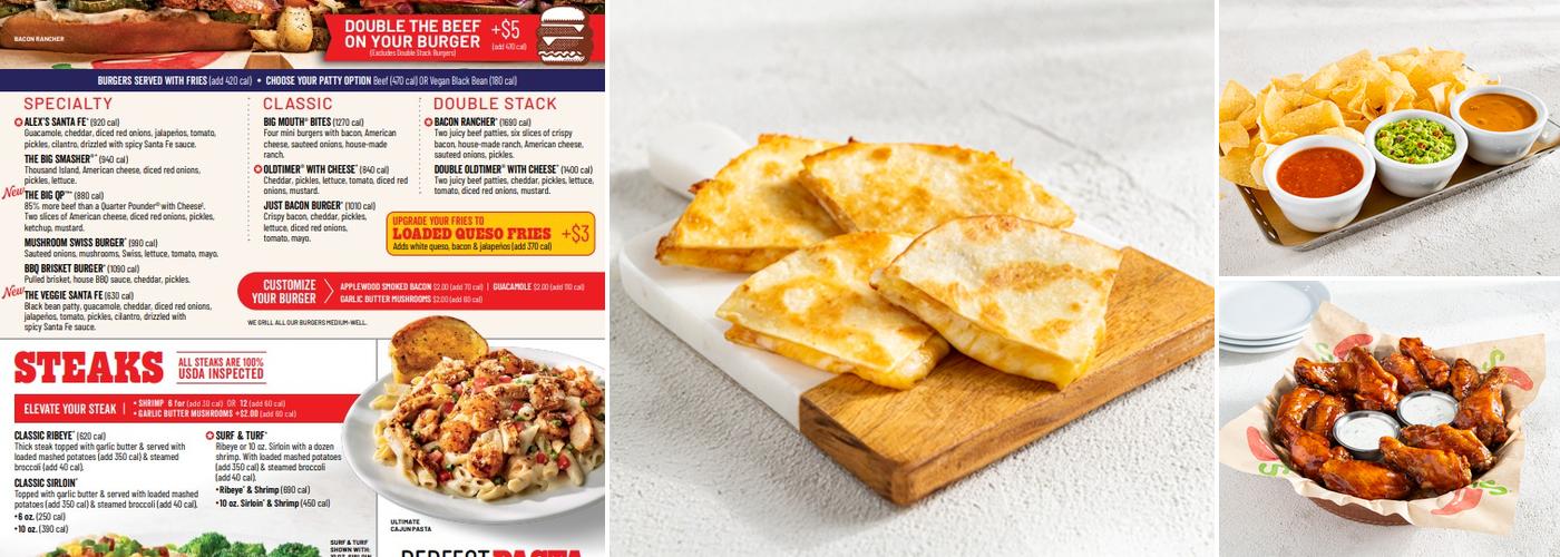 Chili's Grill & Bar Menu