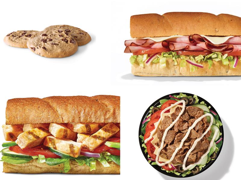 Subway Menu