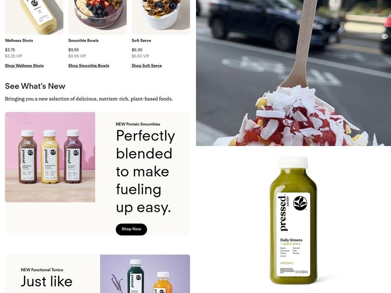 Pressed Juicery Menu