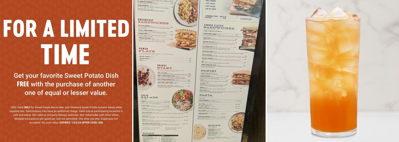 Corner Bakery Menu