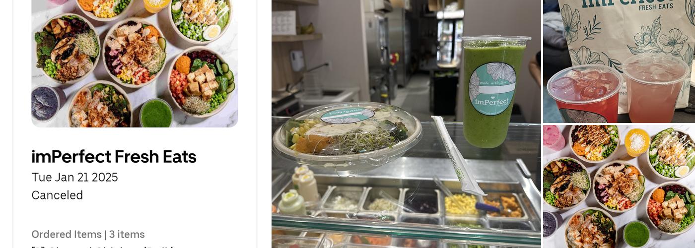 imPerfect Fresh Eats Menu