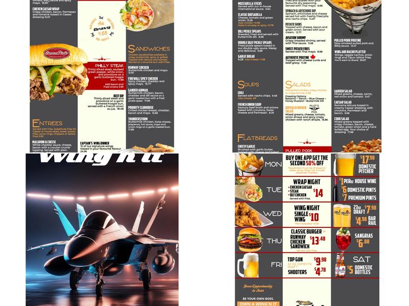Wing’n it - Halifax Menu