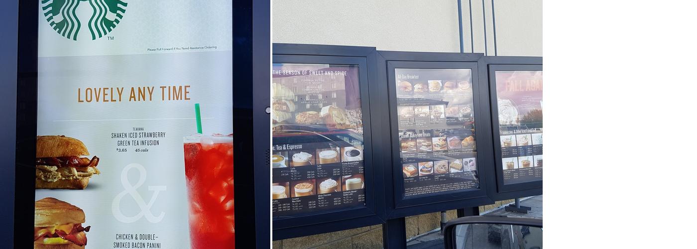 Starbucks Menu