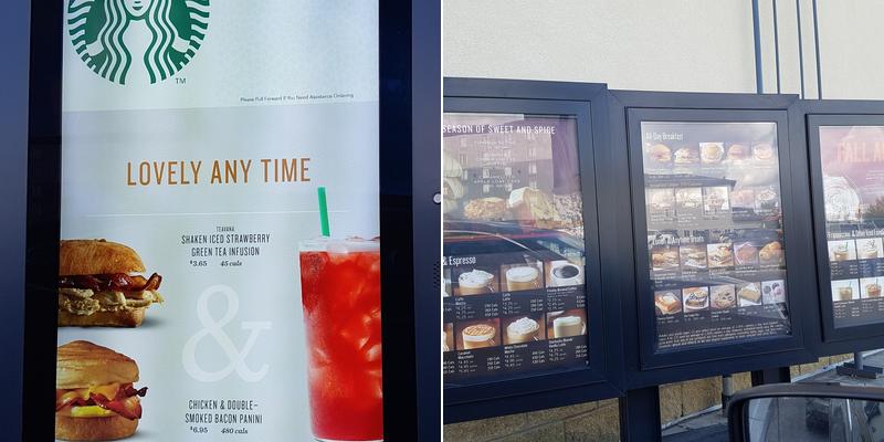 Starbucks Menu
