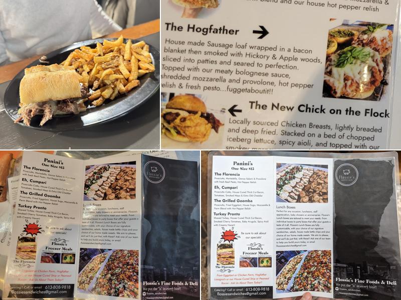 Flossie's Sandwich Parlor - Belleville Menu