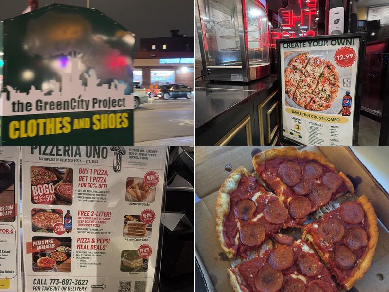 Pizzeria Uno - Lakeview Menu