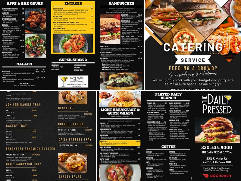 The Daily Pressed Menu