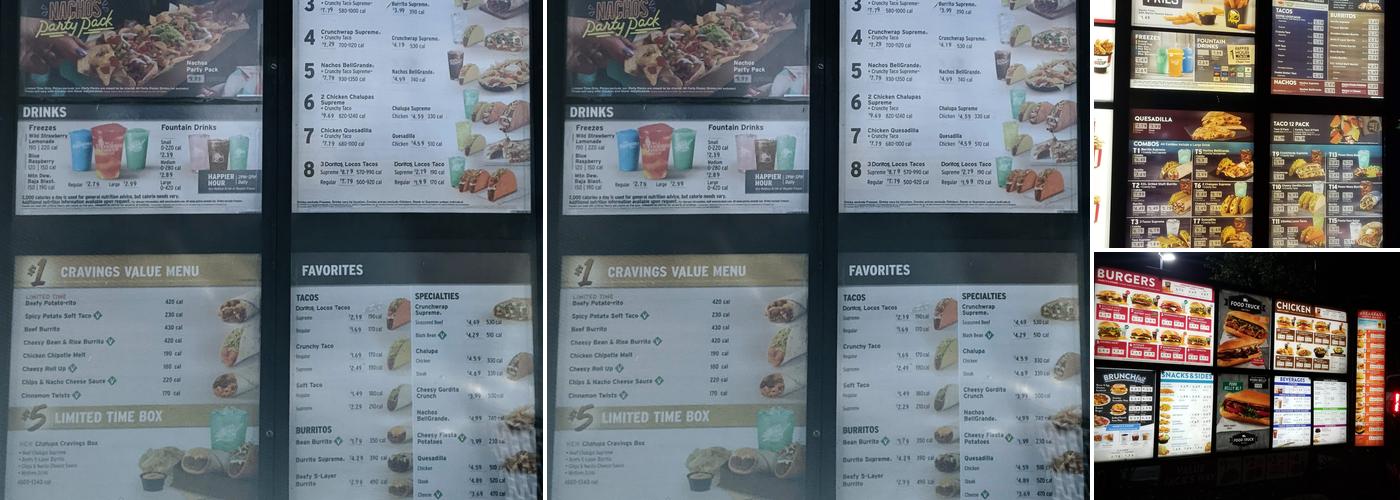 Taco Bell Menu