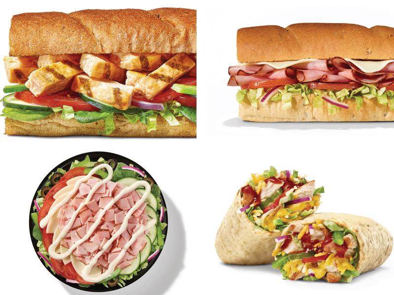 Subway Menu