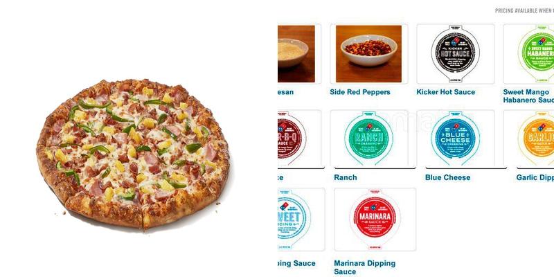 Domino's Pizza Menu