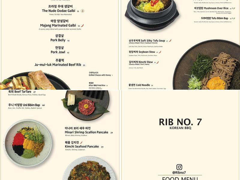 Rib No. 7 Menu