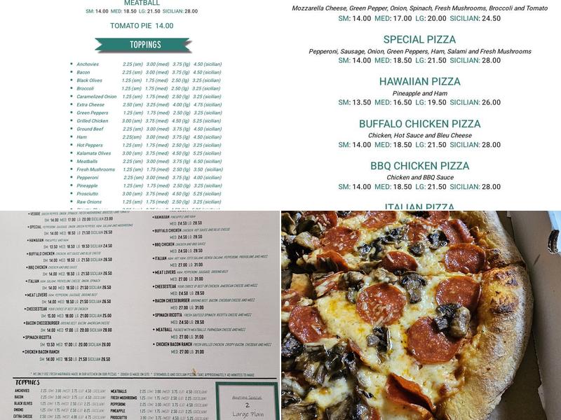 Compass Pizza Menu