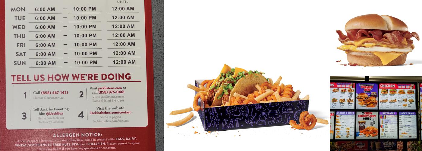 Jack in the Box Menu