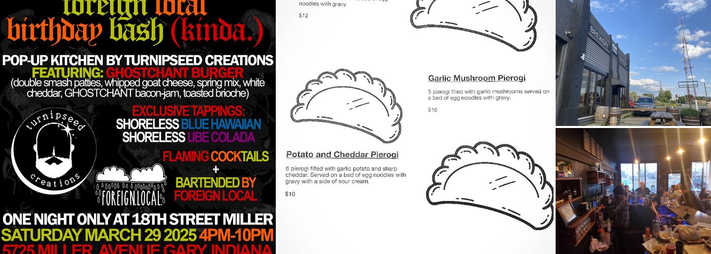 Foreign Local Brewery & Taproom Menu