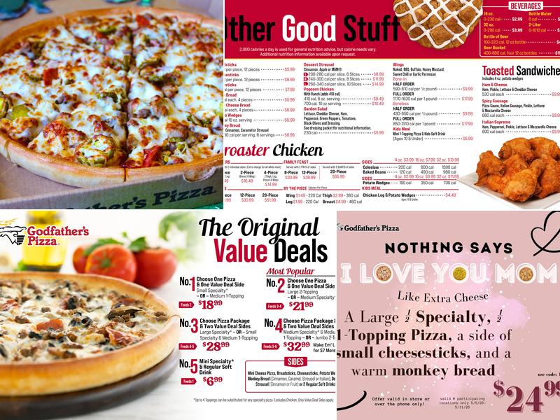 Godfather's Pizza Menu