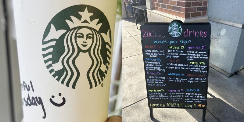 Starbucks Menu