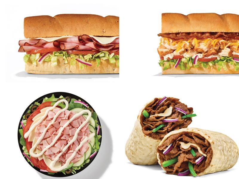 Subway Menu