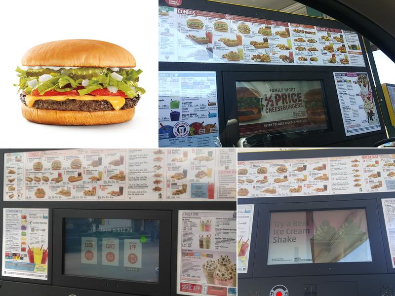 Sonic Drive-In Menu