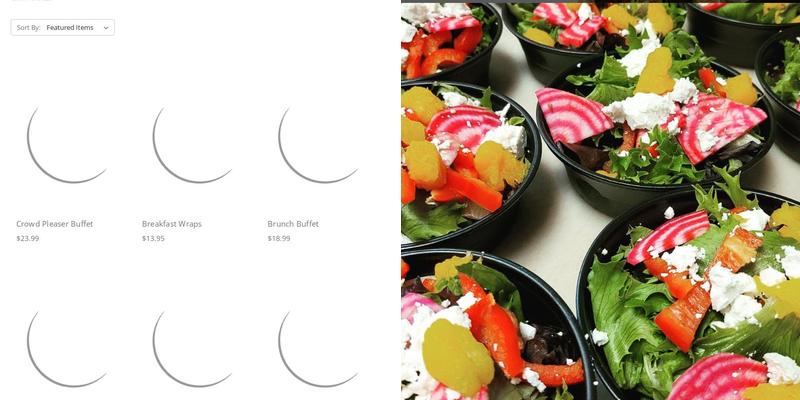 Post Exchange Catering Menu