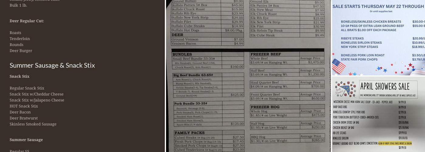 Knightstown Meats & Catering Menu