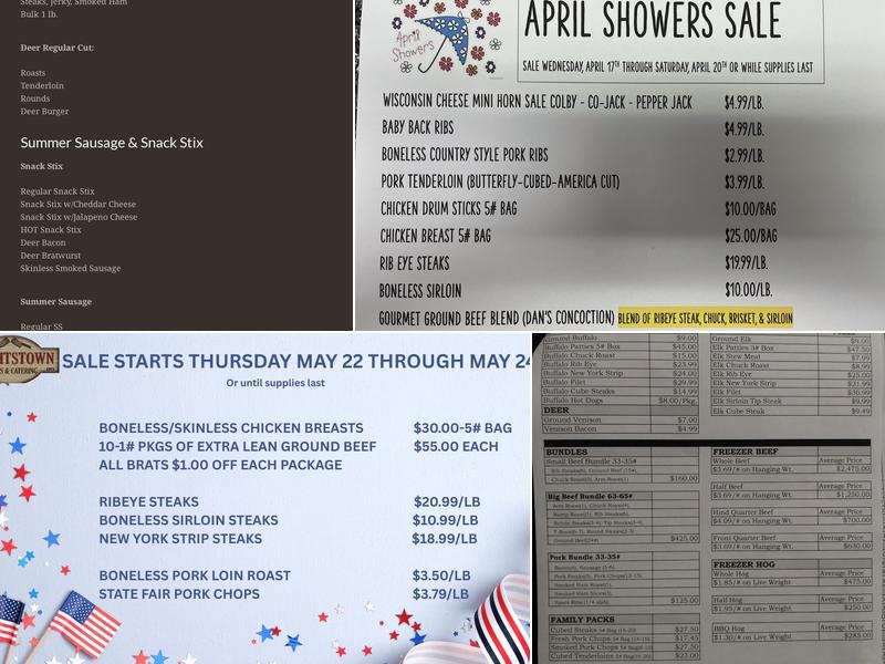 Knightstown Meats & Catering Menu